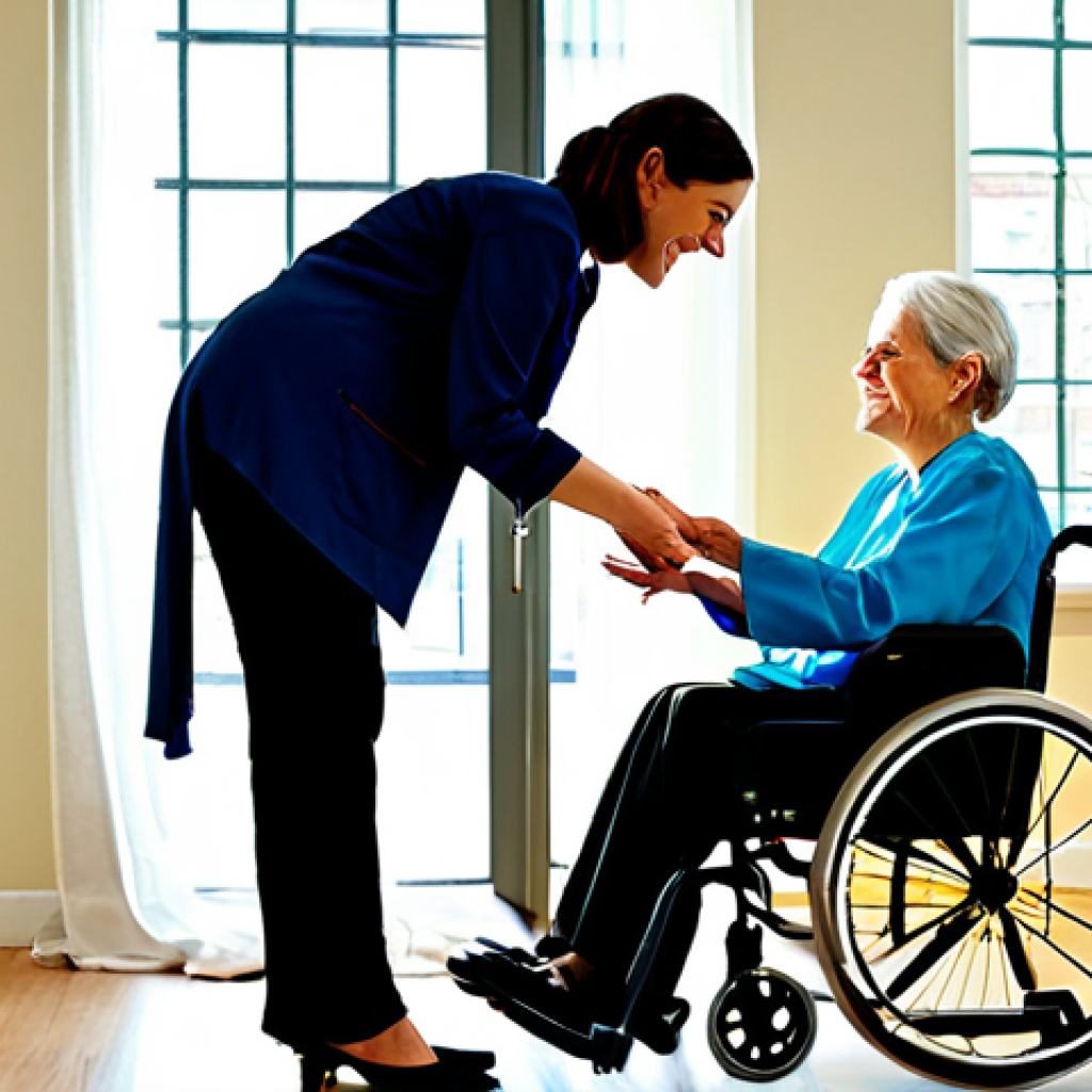 **

"A compassionate occupational therapist, fully clothed in professional attire, is carefully adjusting a specialized easel for a patient in a wheelchair. The patient, also fully clothed, is focused on painting. Sunlight streams through a window into the bright and cheerful rehabilitation room. Include adaptive art supplies within easy reach. Safe for work, appropriate content, professional setting, perfect anatomy, natural pose, family-friendly, well-formed hands, proper finger count, natural body proportions, high quality, safe environment."

**