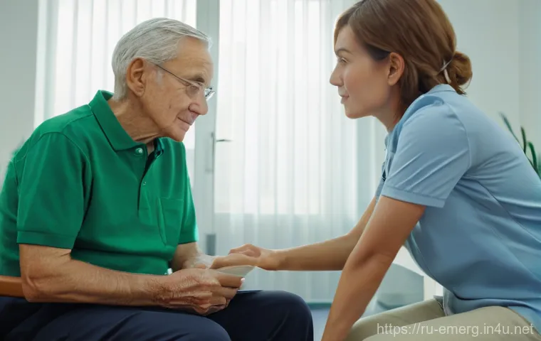 작업치료사의 환자 평가 방법 - Prompt 1: Empathetic Assessment in a Therapy Room**