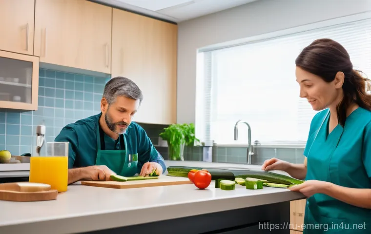 작업치료사의 환자 케어 경험 - Prompt 1: Regaining Independence in the Kitchen**