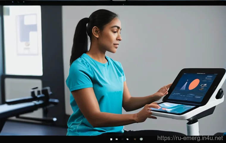 작업치료사의 환자 피드백 수집 방법 - **Prompt:** A warm, empathetic scene in a modern ergotherapy office. A female ergotherapist in her l...