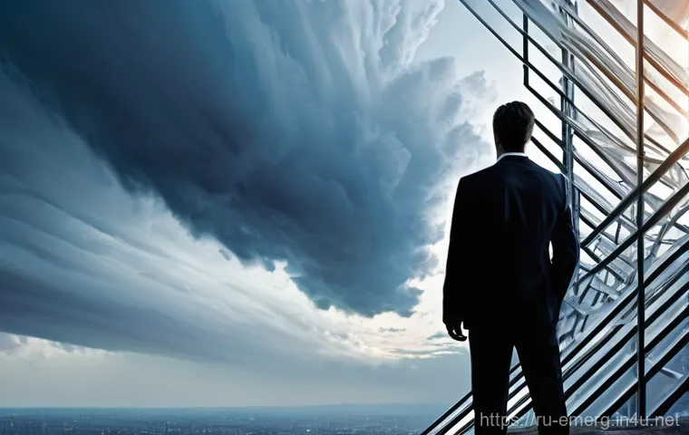 작업치료사로서의 긍정적 사고법 - **Prompt: "A determined adult professional, fully clothed in smart casual attire, stands at the base...