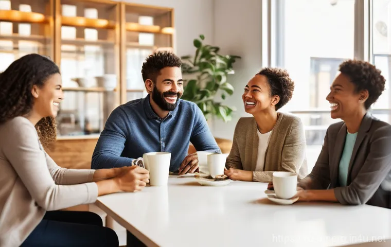 작업치료사로서의 긍정적 사고법 - **Prompt: "A determined adult professional, fully clothed in smart casual attire, stands at the base...